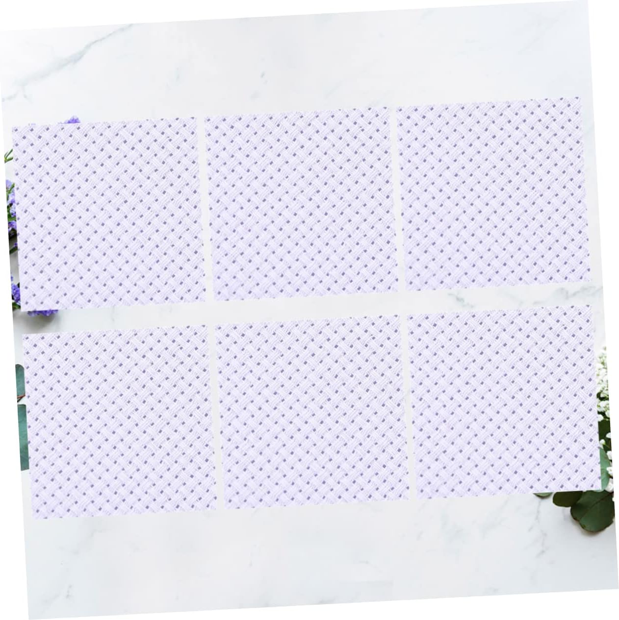Gadpiparty 6PCS Cross-Stitch Cloth Set for DIY Needlework 4PCS 30x30cm 2PCS 50x50cm Embroidery Fabric for Handmade Crafts and Home Decor