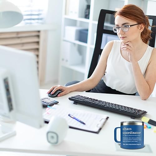 Miniatura 4 de Chaos Coordinator - Vaso de Navidad para mujeres, idea de regalo única para mujeres jefas, señora jefa, profesora, oficina, regalos para mamá,