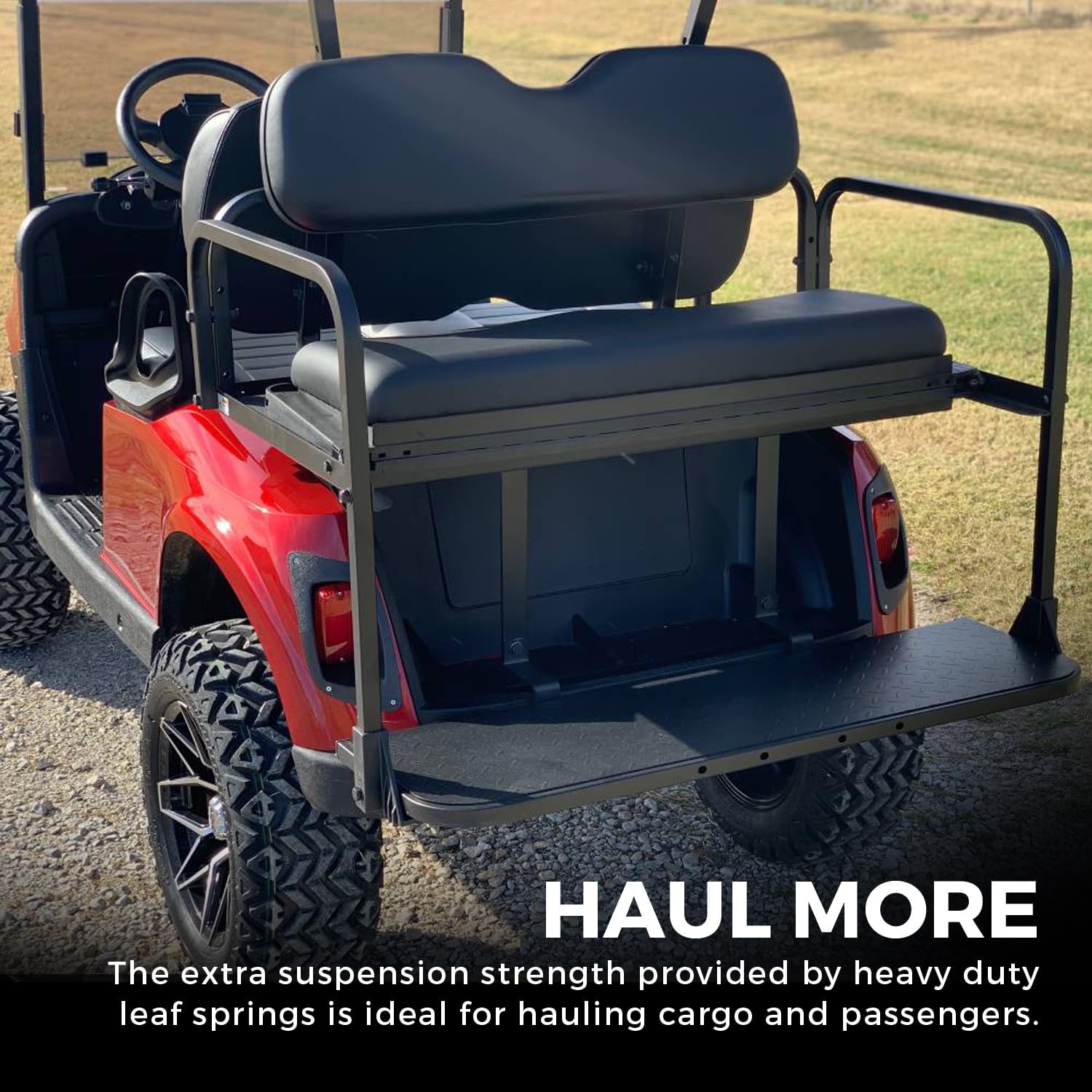 EZGO RXV Heavy Duty Leaf Springs – Complete EZGO RXV Golf Cart Heavy Duty Leaf Spring Kit - includes EZGO RXV Rear Leaf Springs and Bushing Kit for EZ GO Golf Cart Rear Seat Kit Suspension 2008-Up