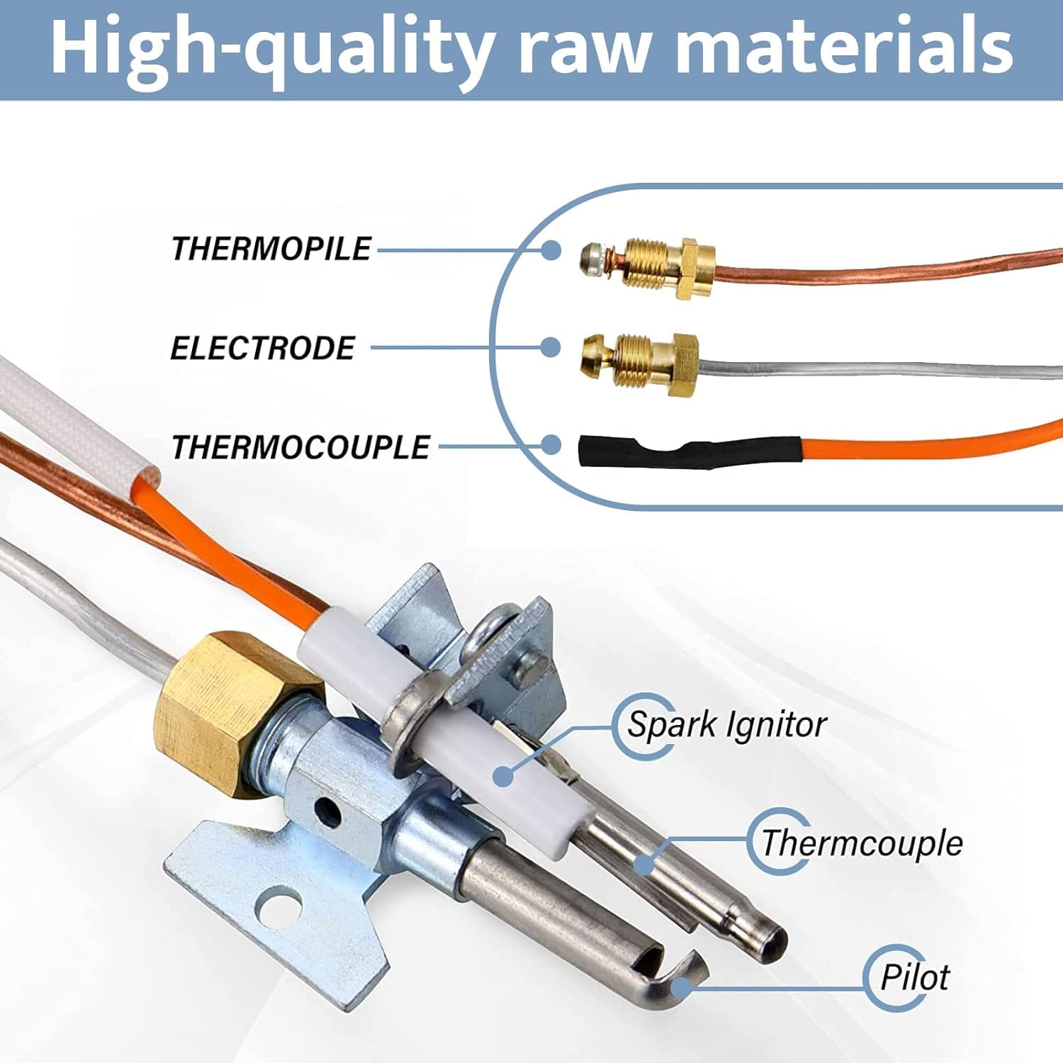 Thermopile Bradford White Water Heater Thermocouple Part