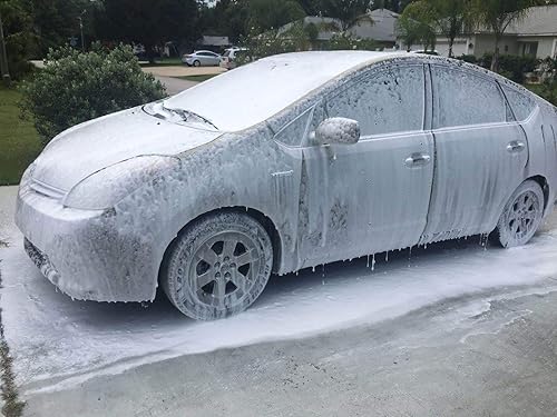 Miniatura 9 de M MINGLE Cañón de espuma, puntas de boquilla de orificio de cañón de espuma y fabricante de espuma, piezas de repuesto para lavadora a presión Sun
