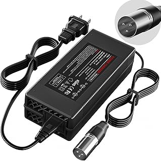 29V 5A Fast Charger for 24V Lead Acid Battery, 3-Pin XLR Charger Compatible with