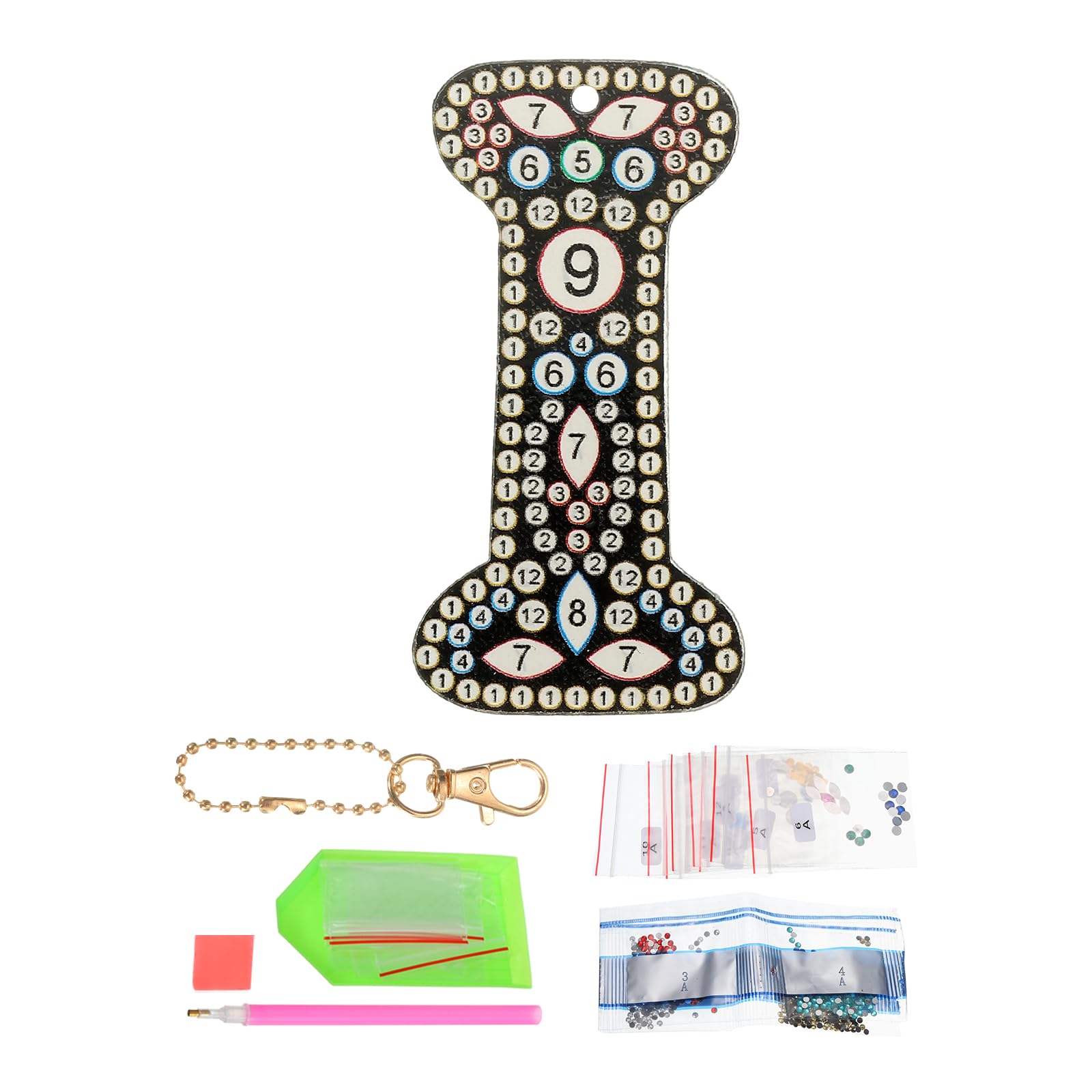 PATIKIL Diamond Art Keychains