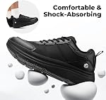 FitVille Chaussures de marche extra large pour hommes Respirant large largeur Chaussures de tennis Sneakers de marche pour Plantar Fasciitis