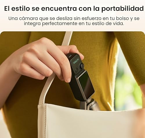 Miniatura 4 de Xtra Muse, cámara de vlogging con videos CMOS de 1 pulgada y 4K/120fps, cámara de bolsillo con estabilizador de cardán de 3 ejes, enfoque rápido