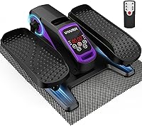 Vista 9 de VIVURN-018 Bicicleta elíptica debajo del escritorio 12 velocidades 5 modos Mini ejercitador de piernas motorizado mientras se está sentado