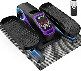 018 Mini exercitador motorizado de perna elíptico sob a mesa, 12 velocidades, 5 modos, enquanto está sentado para idosos, como visto na TV, com tapete antiderrapante, silencioso e portátil