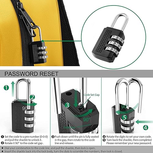 Miniatura 6 de Mancro Mochila de viaje para laptop con puerto de carga USB, mochila antirrobo de 15.6 pulgadas para mujeres y hombres, bolsa de computadora
