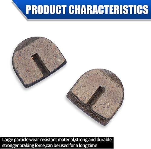 Miniatura 3 de Pastillas de freno redondeadas para Razor Dirt Quad 500 E500S MX500 MX650 SX500 McGrath Dirt Rocket RSF650 motos deportivas eléctricas, motos de