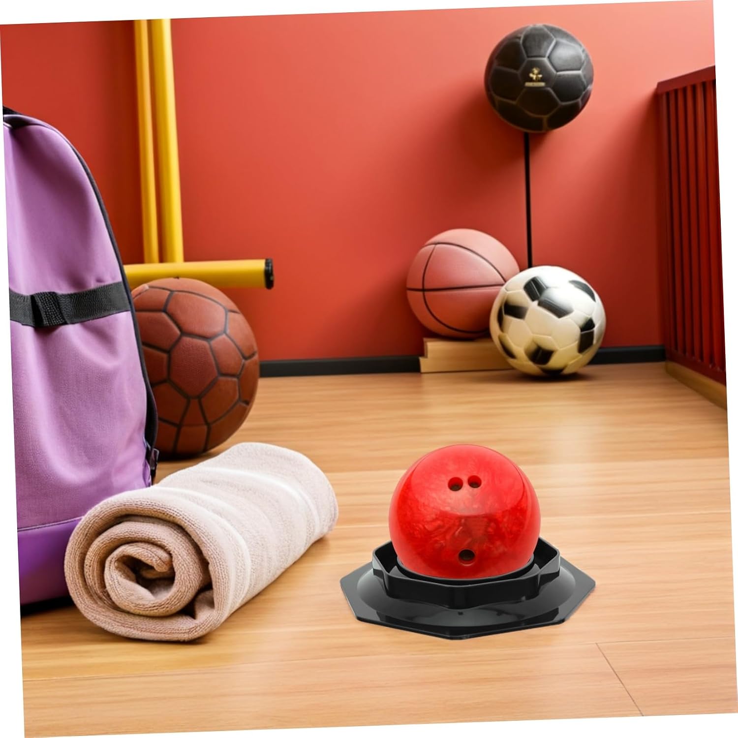 VOSAREA Bowling Ball Sanding Pad Holder for Ball Resurfacing and Training, Plastic Sandpaper Tool to Accuracy and Extend Use Life, Universal Sanding Tool for Players