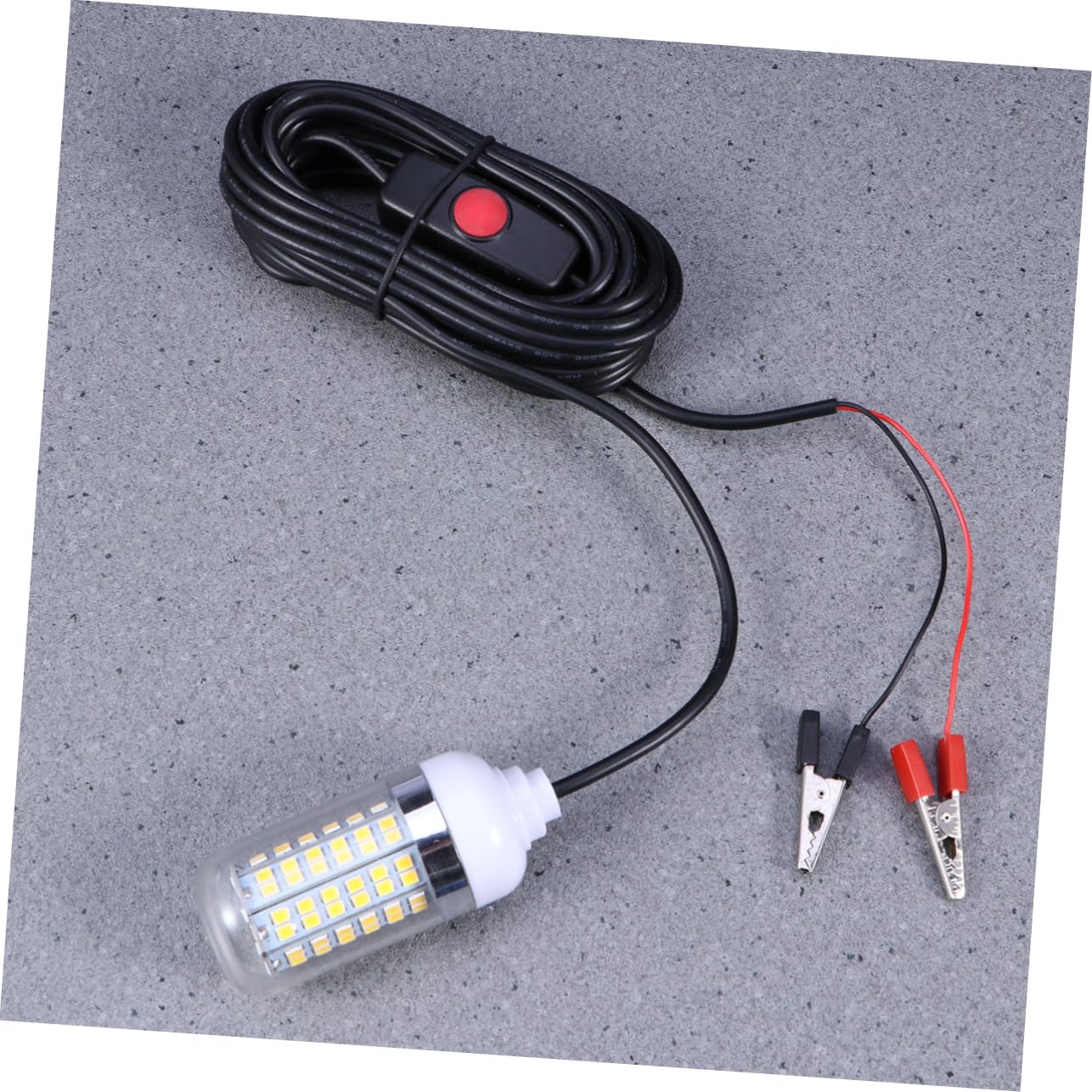 INOOMP 3Pcs 108 Pesca Luce Subacquea Lampada Pesca Esche Pesca Luce LED Ricerca Di Luci Luci Subacquee Zattera Pesca Bianco Luce Pesca Fish Finder Lampada