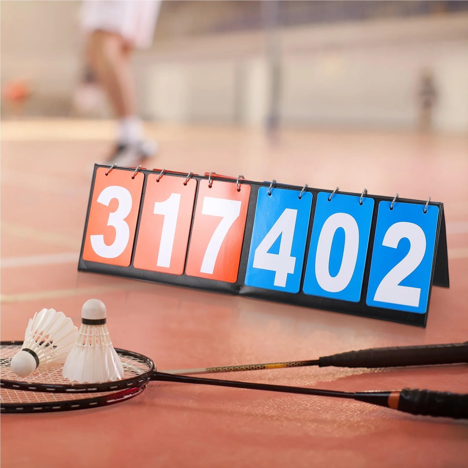 Digitale Flip-Anzeigetafel, tragbar, Multi-Sport Tabletop Digit Flip Scoreboard Mehrfarbig