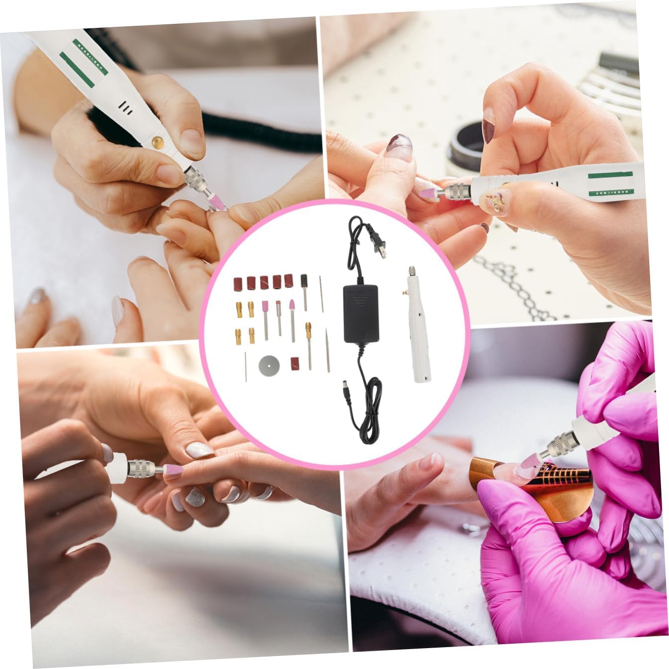 Gadpiparty 1set Electric Grinder for Jewelry Mini Portable Polisher Machine Speed Control Engraving Pen for Easy to Carry