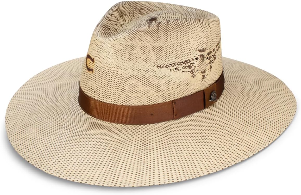Charlie 1 Horse Hats Mexico Shore 3 3/4" Brim Fashion Hat Tan/Brown L