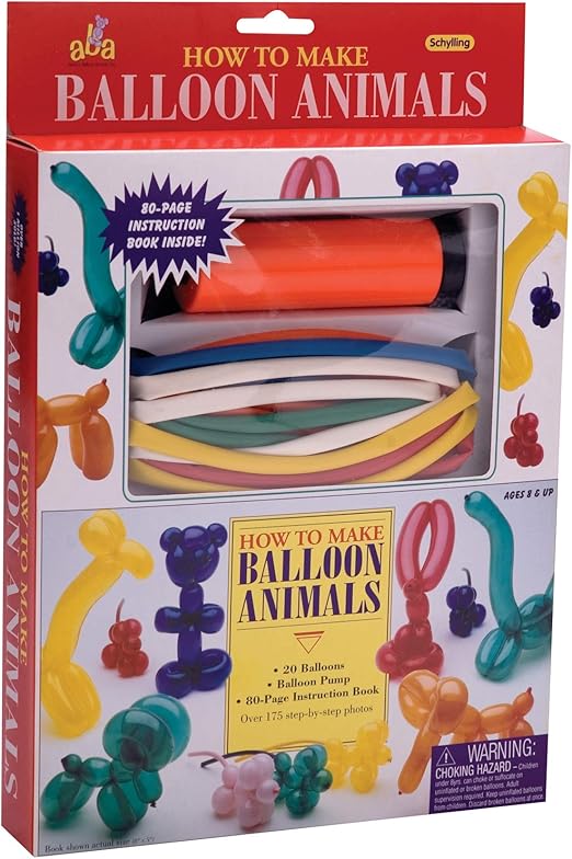 Schylling How to Make a Balloon Animals kit