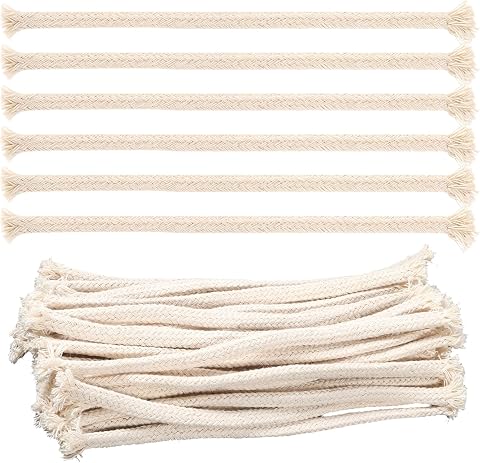 30 PCS Oil Lamp Wicks, 1/4" Wicks for Oil Lamps, Cotton W...