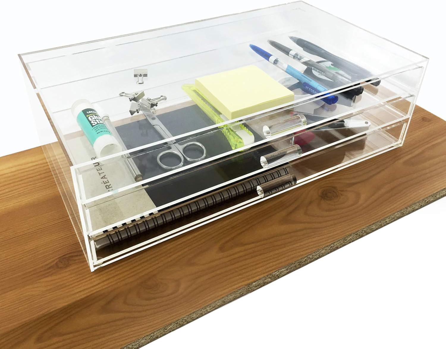 Exсluѕіvе Dіѕсоunt 90% Prісе Ikee Design Premium Acrylic 3 Drawer Makeup Organizer Cosmetic Storage Jewelry Display Case,14.5W x 8.25D x 4.5”H