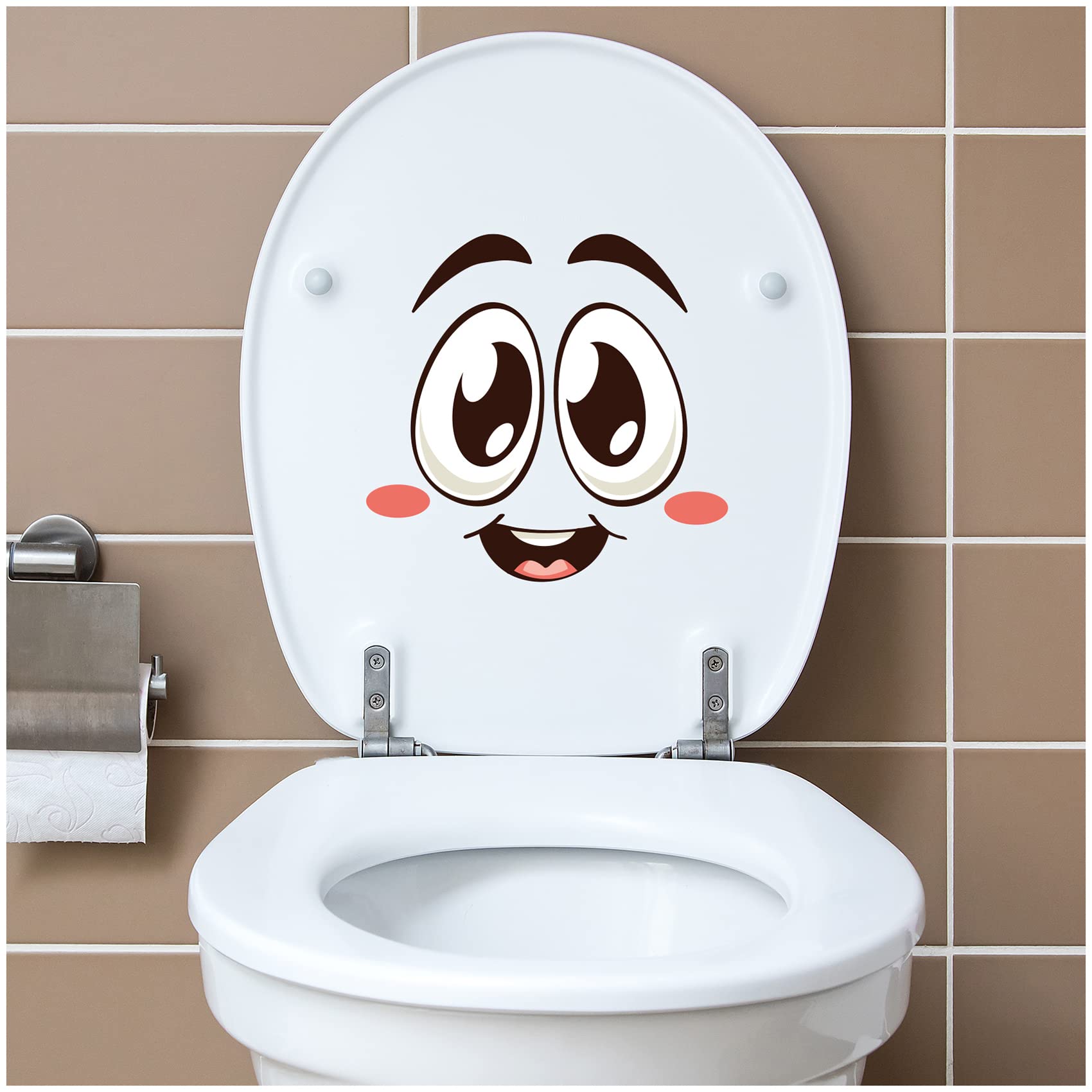 Pipi Lounge Toilettendeckel-Aufkleber – Lustiger Fun-Sticker, 24x17 Cm, Wasserfest & UV-beständig