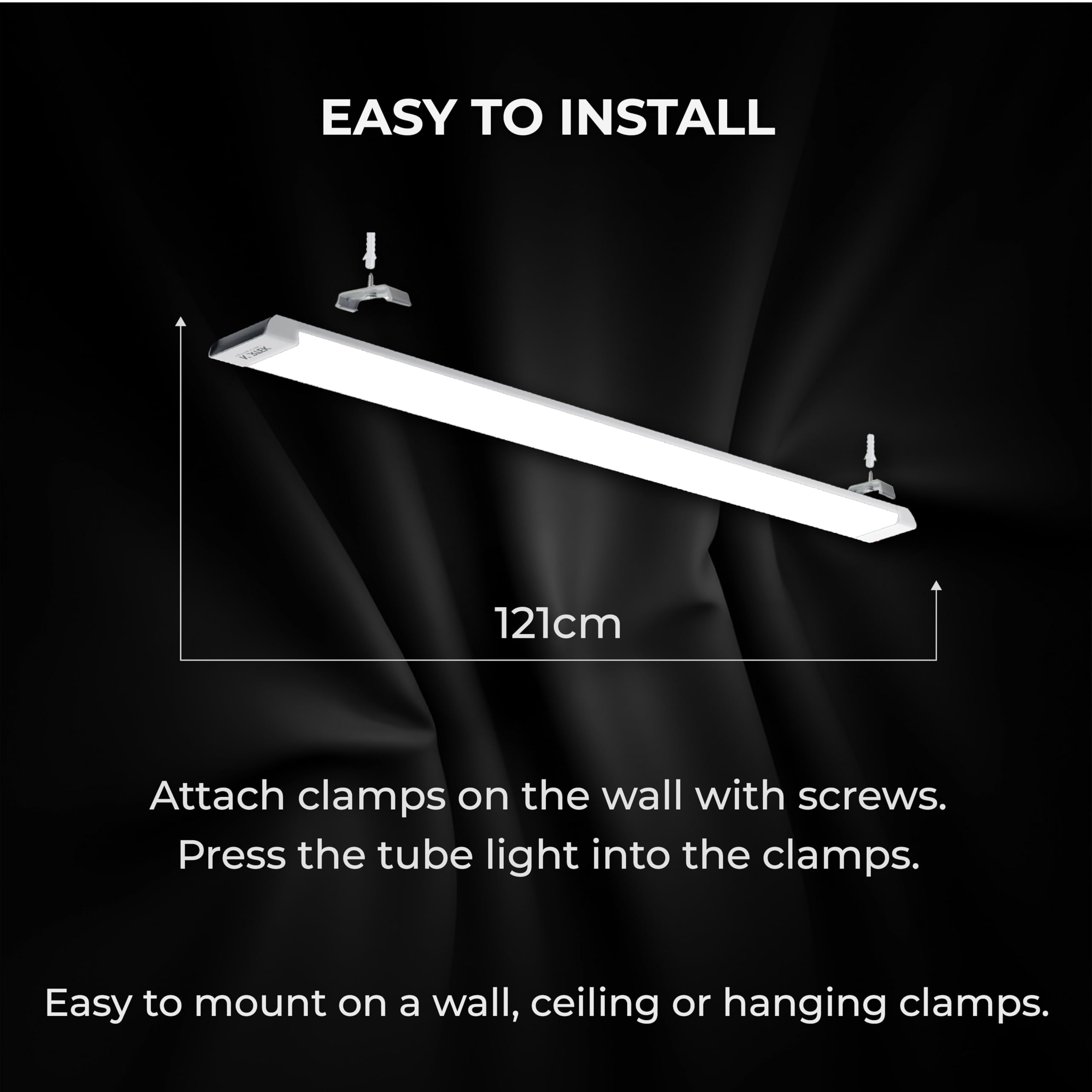 Nortek Essenza 72 WATT 4CCT LED Tubelight / 4 feet LED Batten - 3 in 1 Colour (Warm, Natural, Cool Day Light) Bright Light for Living Room & Bedroom, Shops, Showrooms - Pack of 2 4