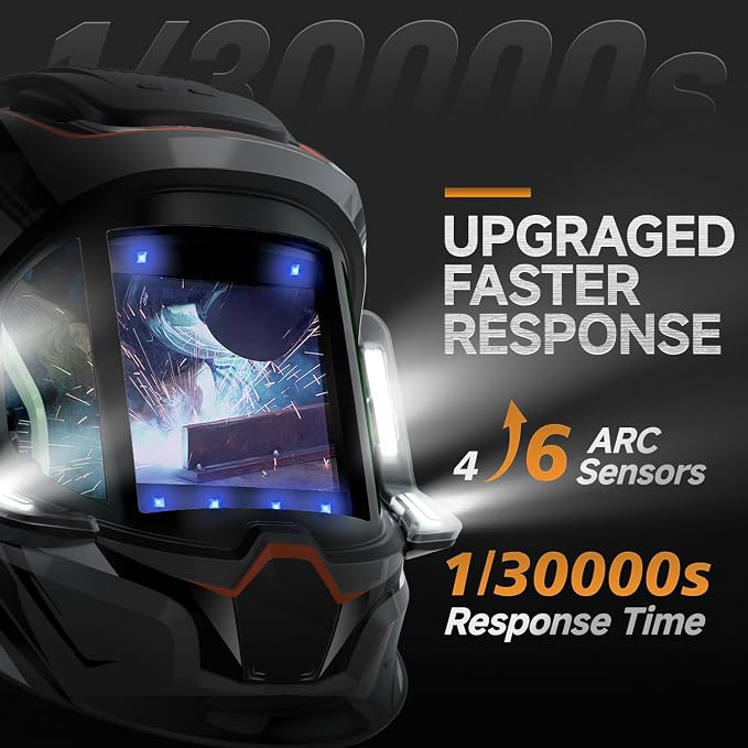 Casco para Soldar ANDELI MONER LED PRO con 4 Luces LED miniatura 4