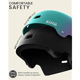 OutdoorMaster Skateboard Cycling Helmet - Two Removable Liners Ventilation Multi-Sport Scooter Roller Skate Inline Skating for Kids, Youth & Adults - M - Fuschia Teal