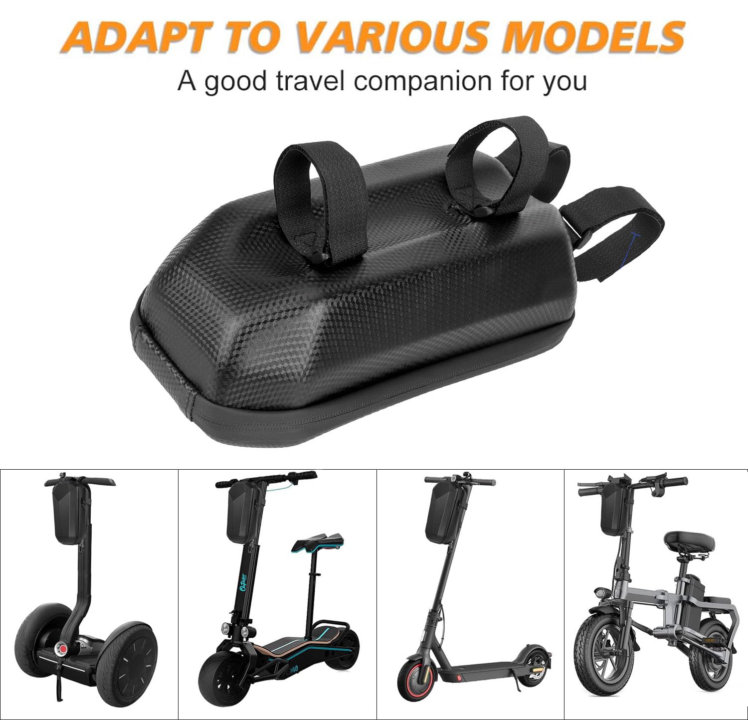 Sac De Trottinette éLectrique, Sac De Rangement pour Scooter éTanche Sacoche Guidon De Grande Capacité pour Xiaomi M365 Scooter éLectrique