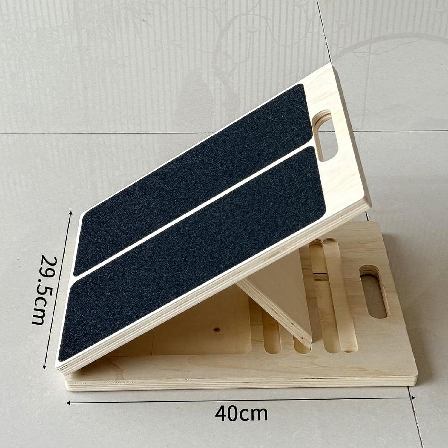 Wooden Slant Board Professional Portable Foot Stretcher Calf Stretcher Incline Board for Feet for Exercise
