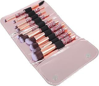 GALPADA 10pcs Rhinestone Makeup Brush Set wit...