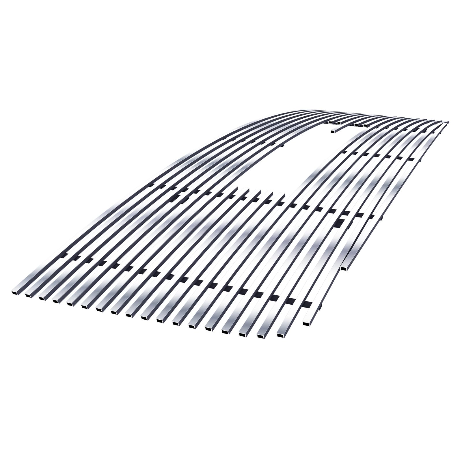 Off Roader eGrille Premium Stainless Steel Chrome 8x6 Billet Grille Compatible with GMC Sierra 2500HD 3500HD 2007-2010 with Logo Show Main Upper BGC-6G3483L