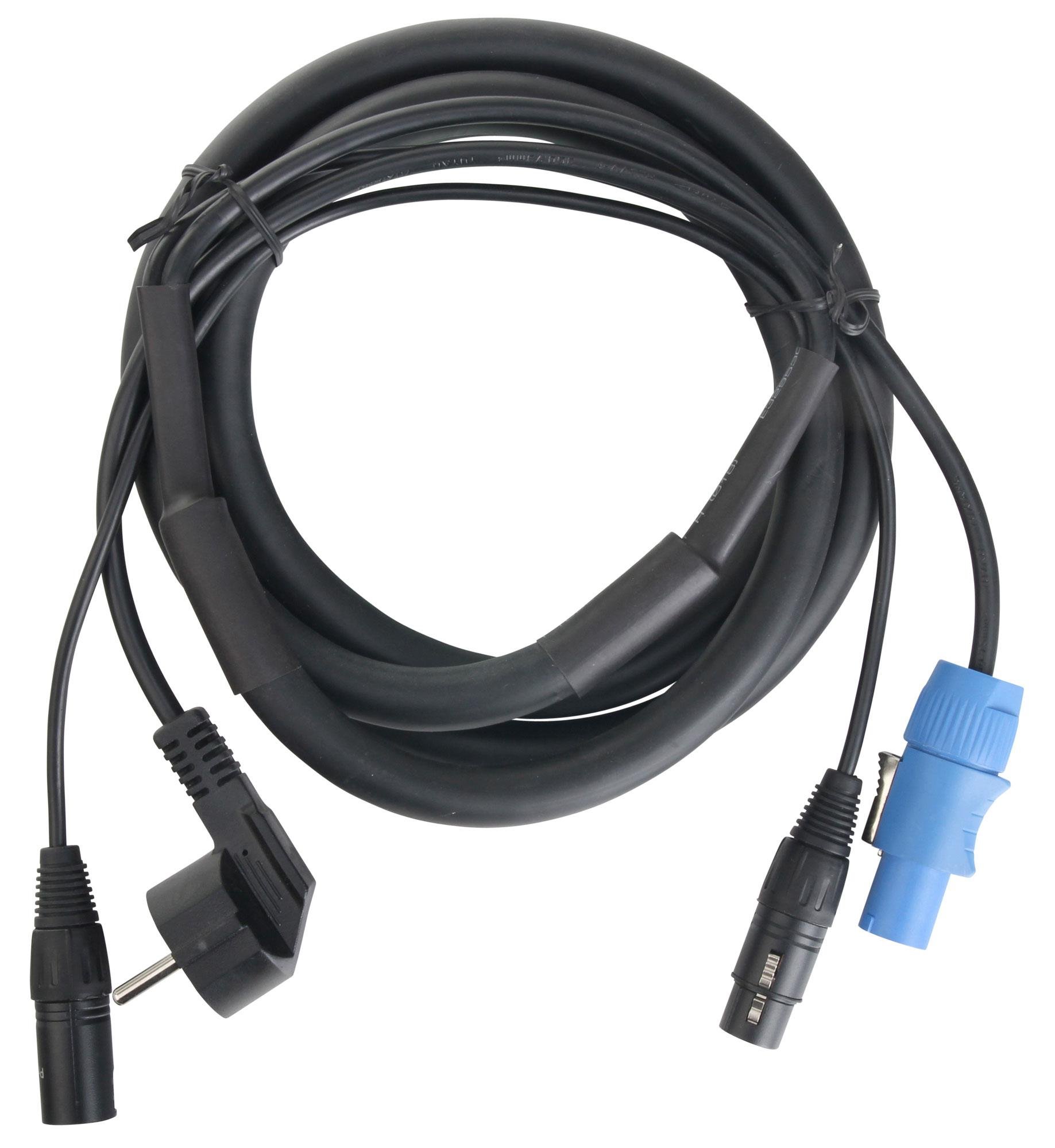 Pronomic Stage EUPP-1.5 Netsnoer Schuko/Powercon-compatibel 1,5m