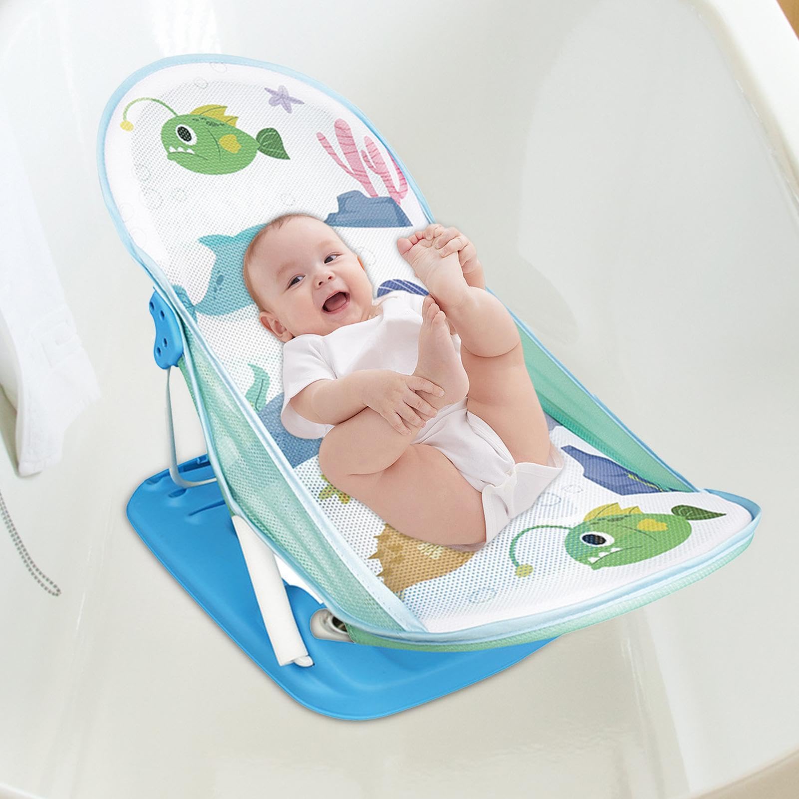 Sedile da bagno pieghevole per bambini, 80 cm, di supporto per vasca da | bagno, sedile da doccia portatile, pieghevole compatto per bambini in bagno
