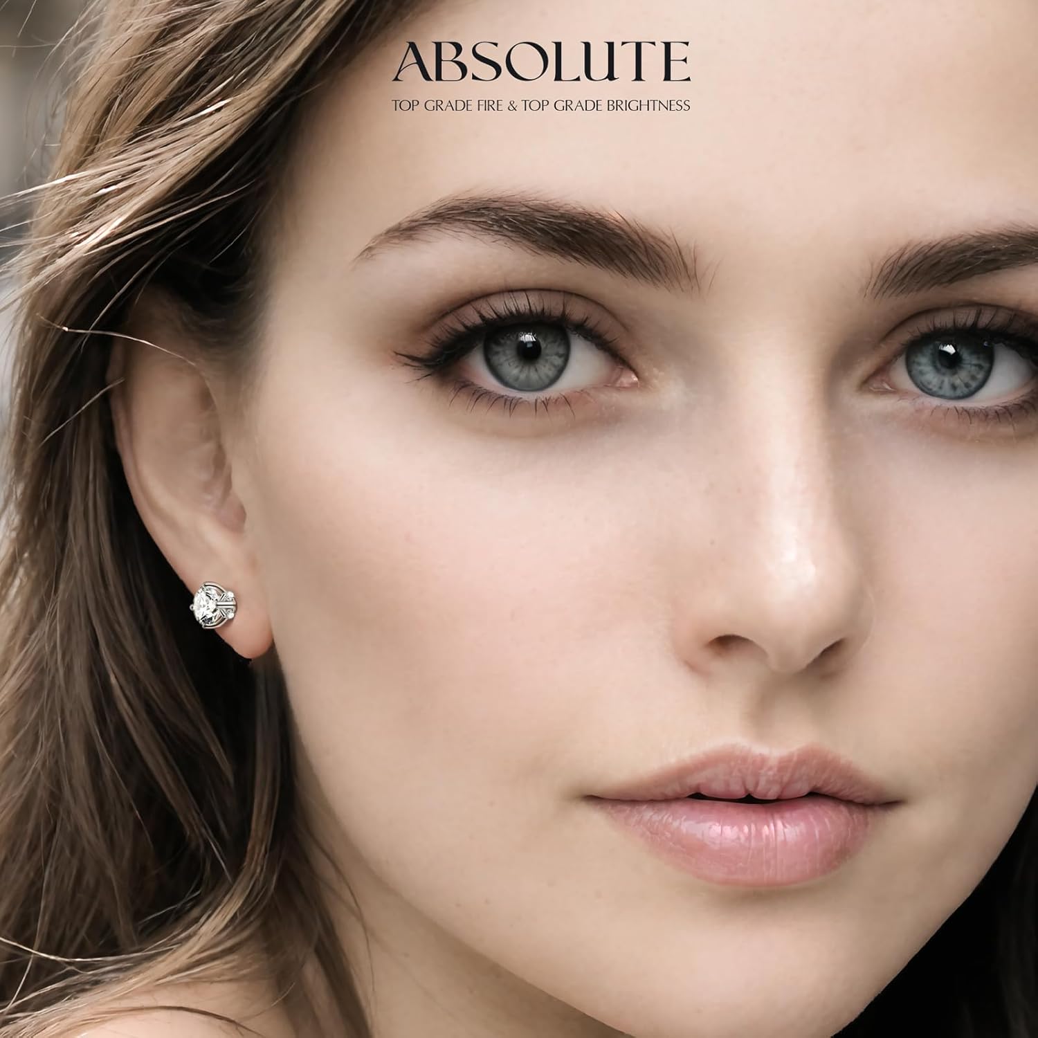 ABSOLUTE Moissanite Earrings for Womens 2 Carat Moissanite Stud Earrings for Men Hyposensitivity S925 Sterling Silver Earrings for Women D Color VVS1 Clarity - Image 5