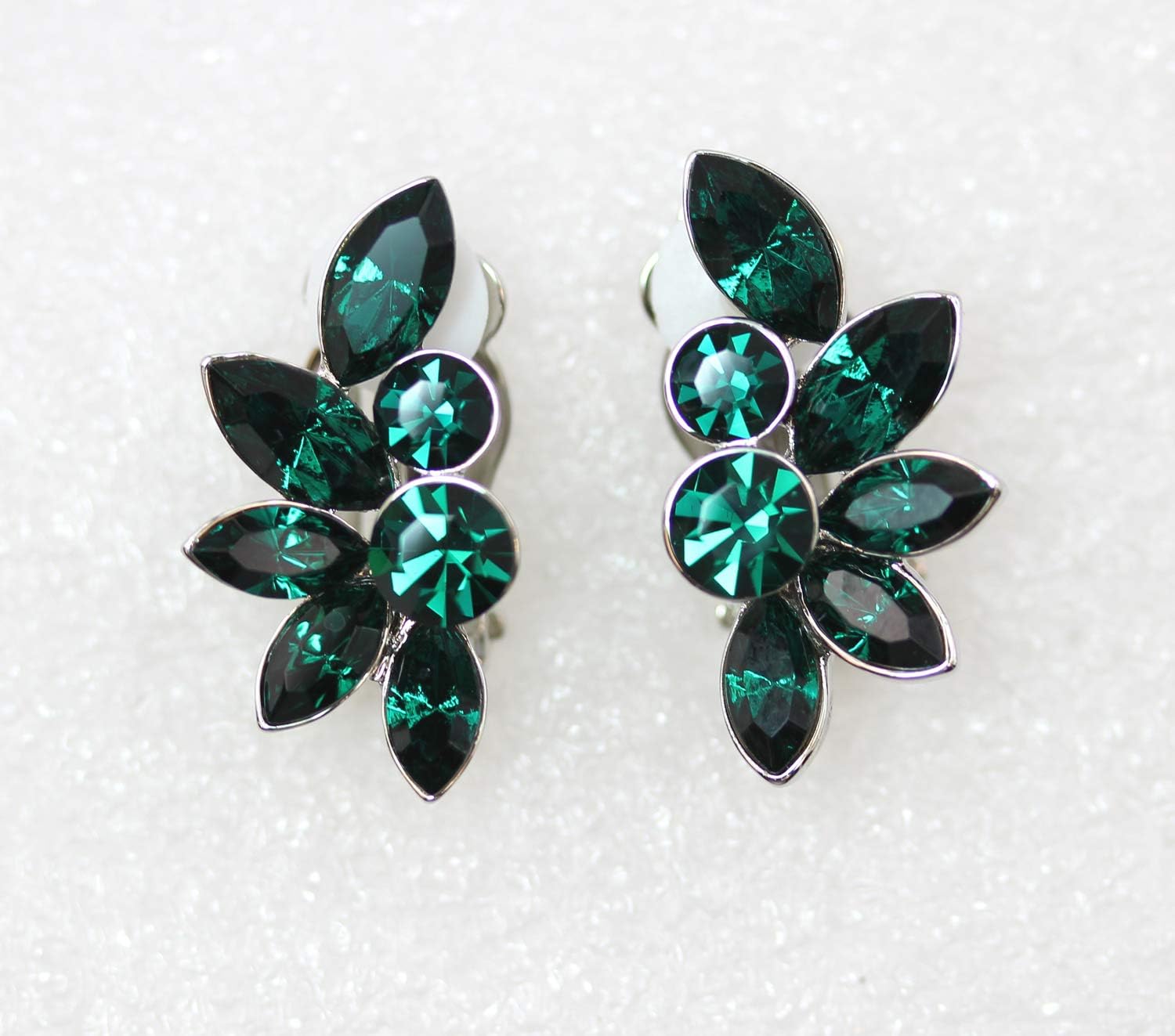 Faship Gorgeous Clip Ons Floral Earrings - Image 4