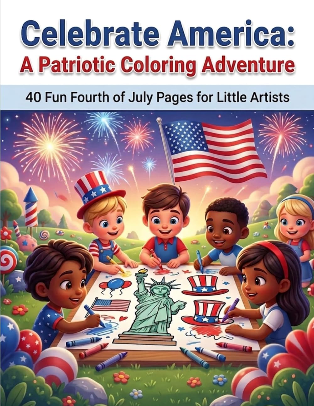 Celebrate America_ A Patriotic Coloring Adventure (Summer)