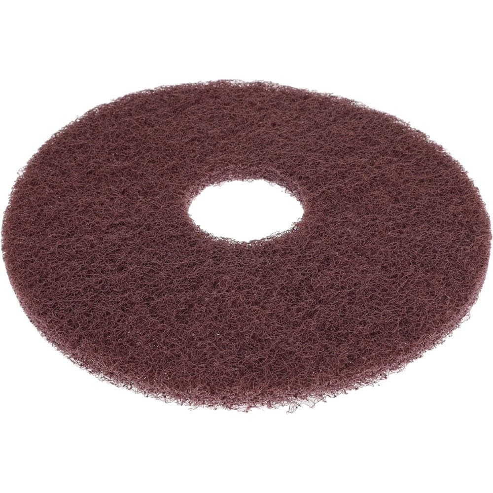 PRO SOURCE Maroon Extra Heavy Duty Floor Stripping Pads: 5 Pack, 13" Diameter