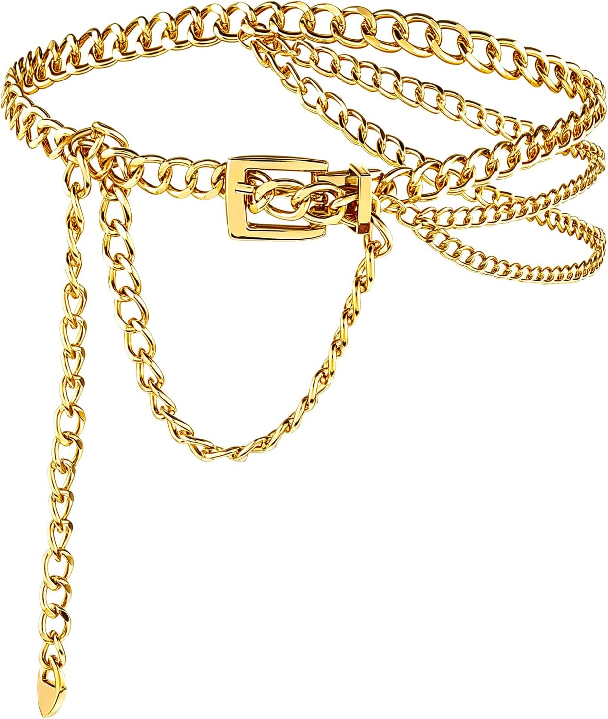 Chain Belts for Women, Adjustable Metal Waist Chain