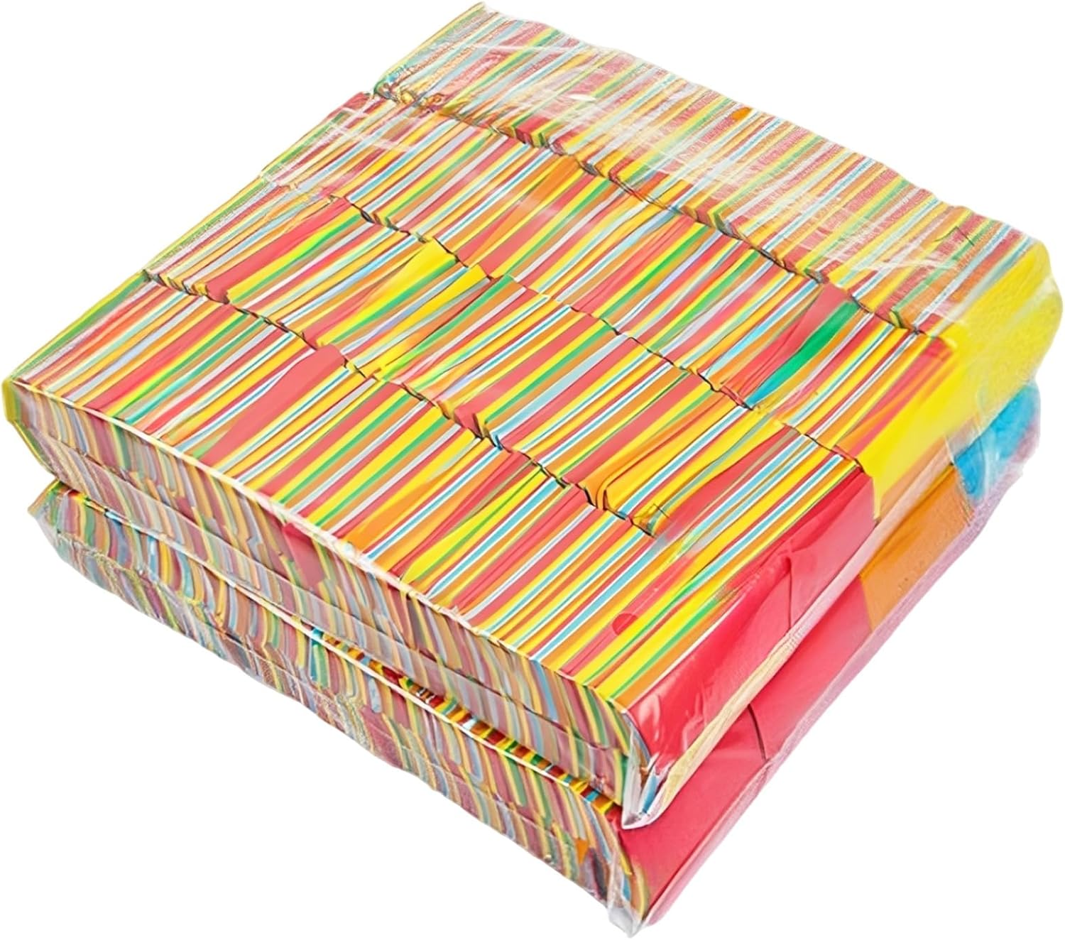 Flame-Retardant Confetti, Multicolor Tissue Paper Confetti for Cannon, Rainbow Machine, Bar Atmosphere, Lightweight, Bulk Party Decor