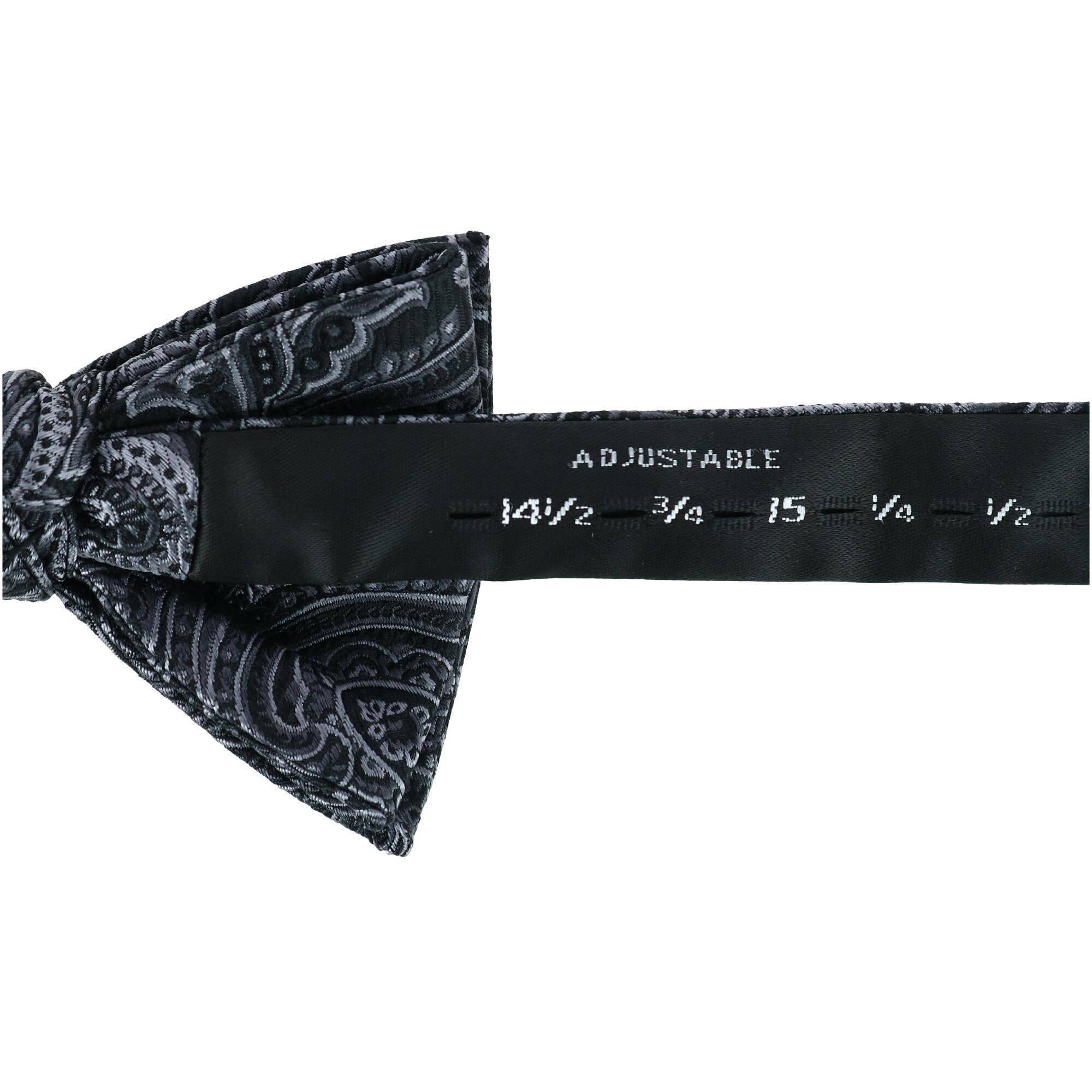 Trafalgar Papillon Sobee Paisley Seta Uomo, nero, taglia unica
