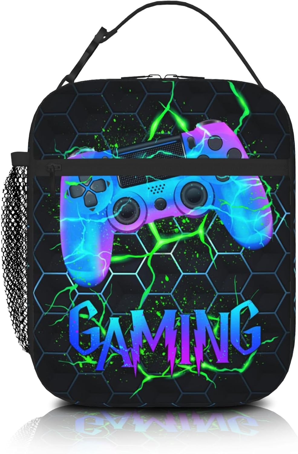 Amazon.com: Mtsouya Gaming Lunch Bag for Kids Adults Portable Reusable ...