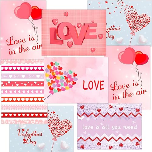 Miniatura 9 de FANCY LAND Tarjetas de San Valentín con sobres, 12 tarjetas de felicitación de San Valentín en blanco para adultos