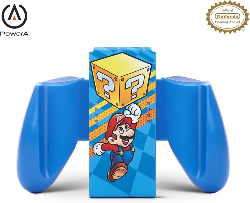 Agarre PowerA Joy-Con Comfort para Nintendo Switch - Mystery Block Mario