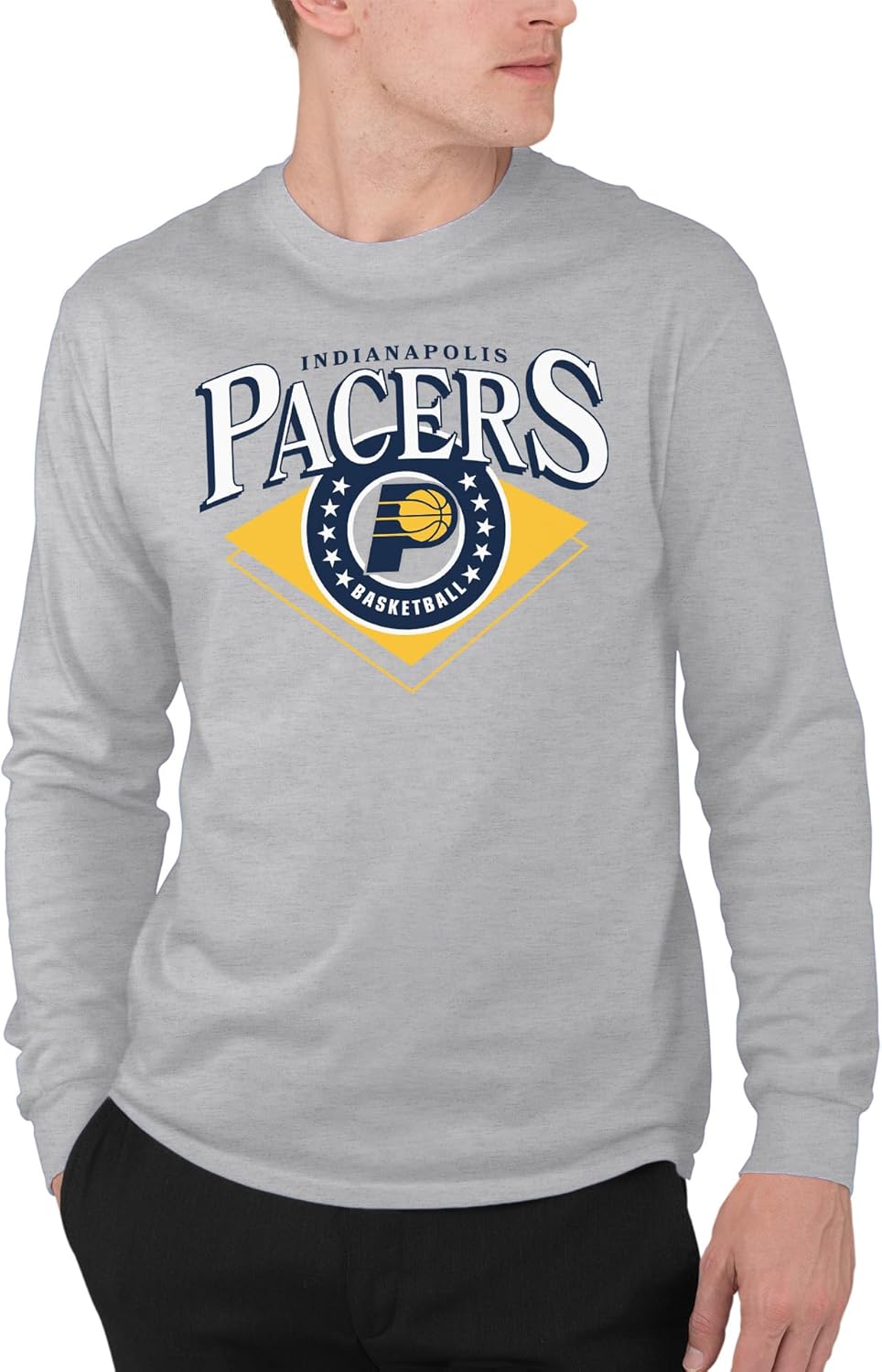 Junk Food NBA Court Classic - Officially Licensed Adult Long Sleeve T-Shirt