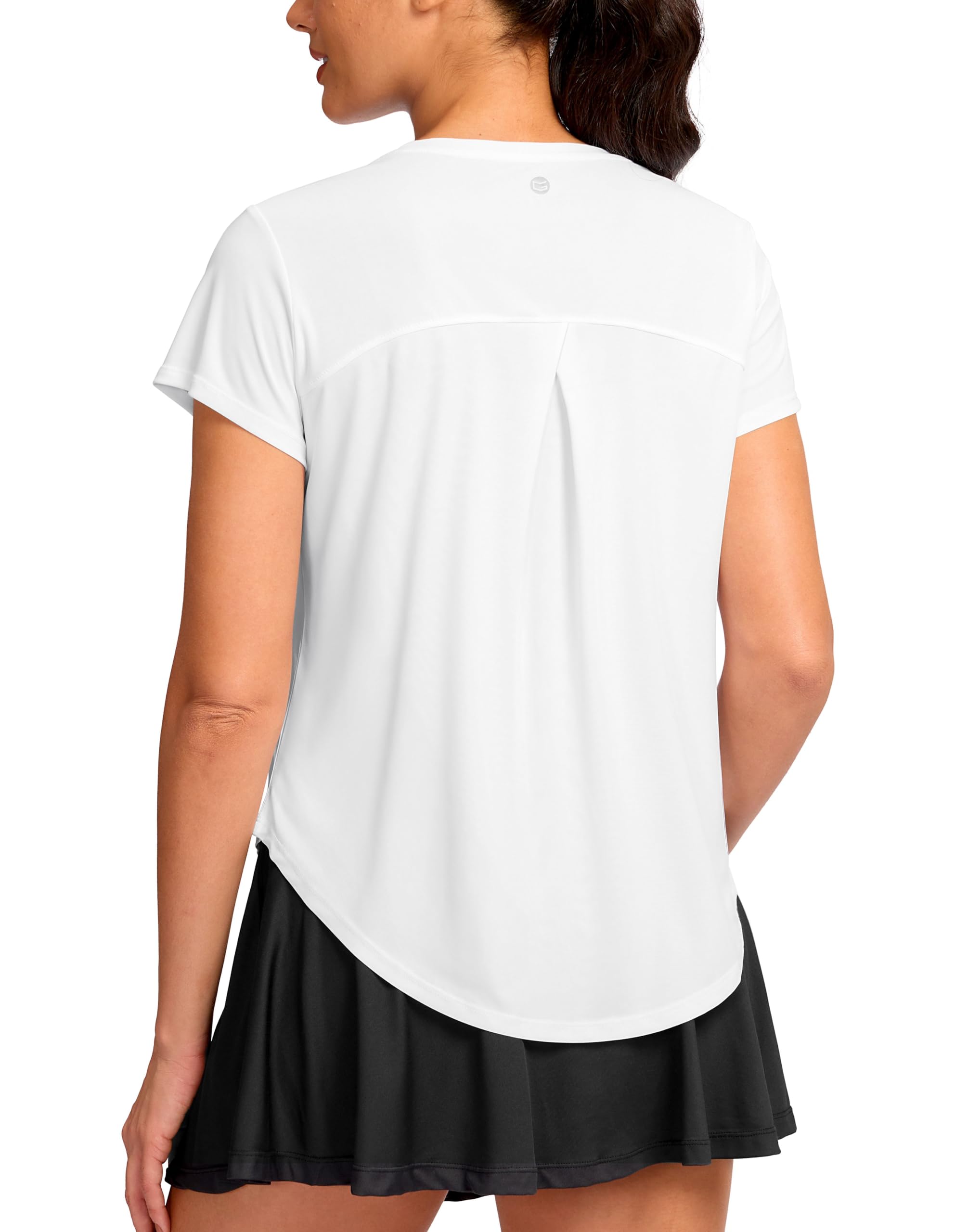 G Gradual Womens Workout Tops Short Sleeve Lightweight Athletic Yoga Running Shirts Loose Fit Quick Dry Gym T-Shirts