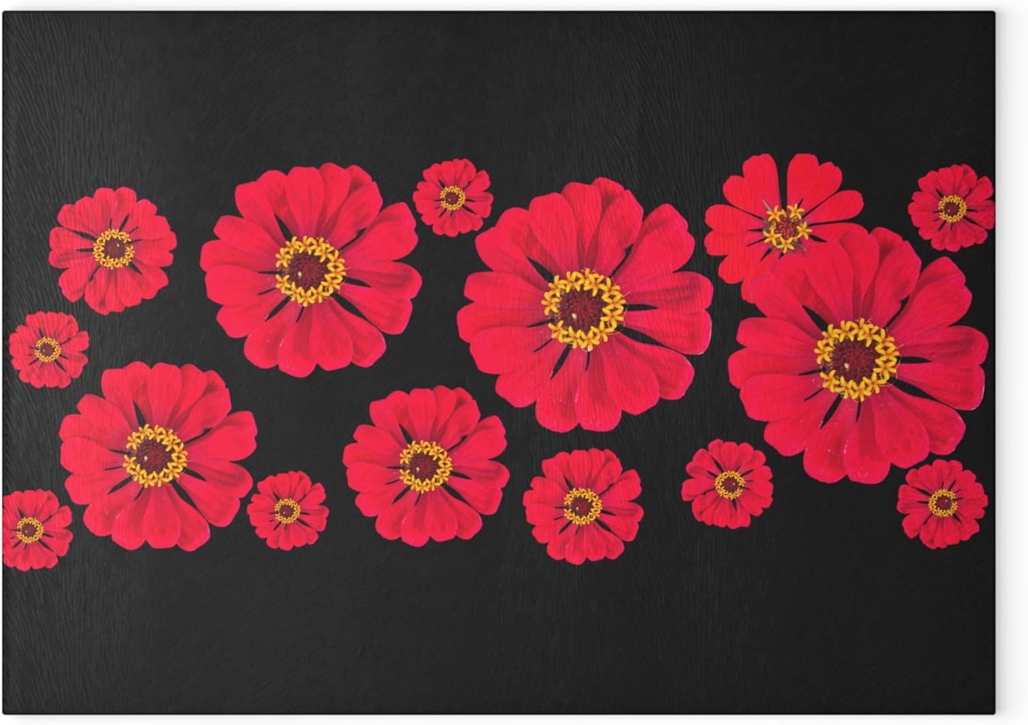 Floral Glass Cutting Board, Kitchen Decor, Gift for Home Chefs, Wedding Gift, Cooking Accessories, Personalized Kitchen