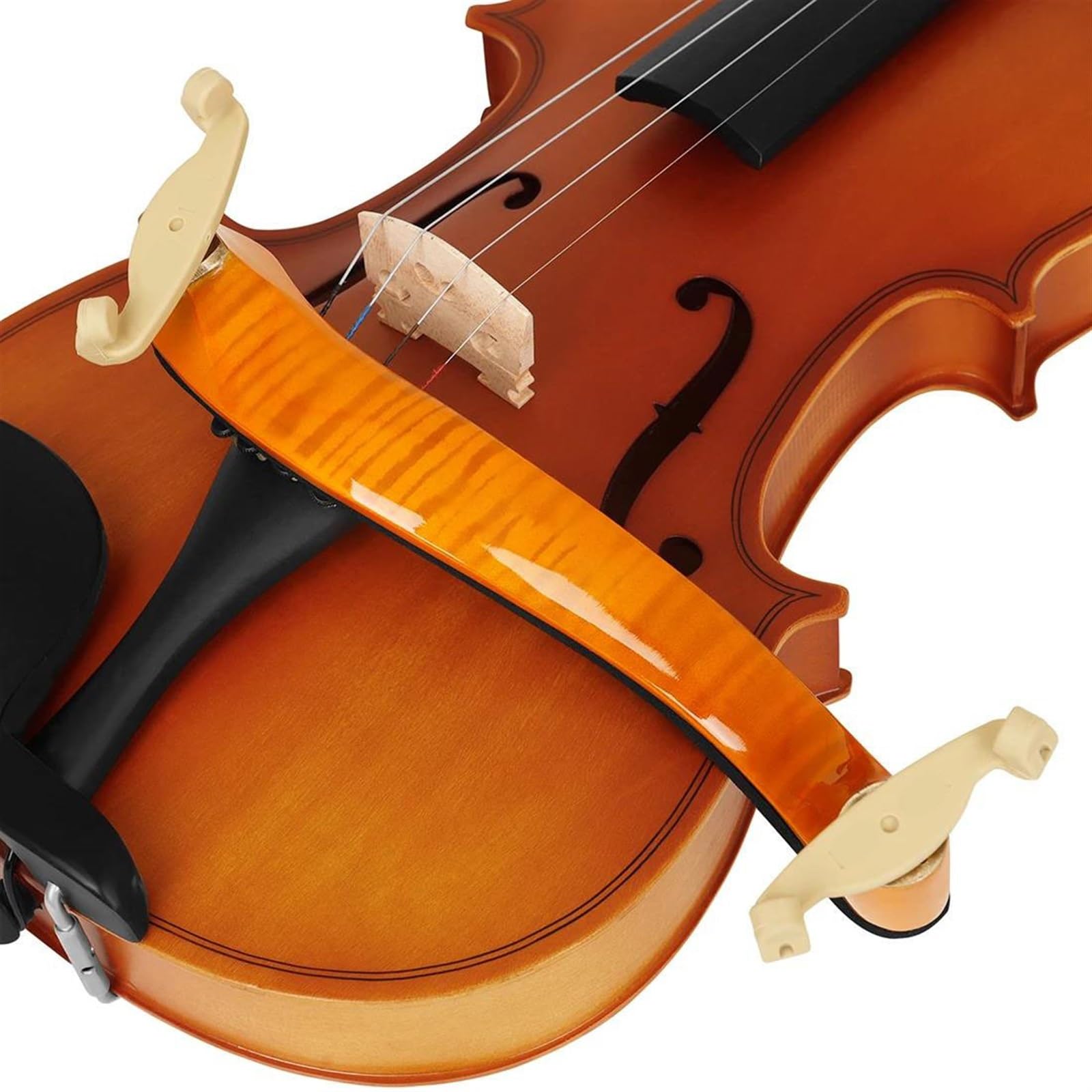 Accessori per Violino 4/4 Poggiaspalla per violino Poggiaspalla in legno di acero per strumento a corde di violino Accessorio per parti di violino