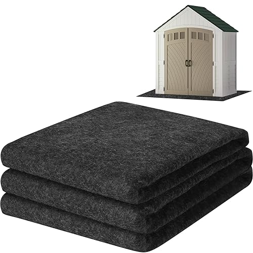 ToLanbbt Outdoor Storage Shed Floor Mat, 8.2 x 6 FT
