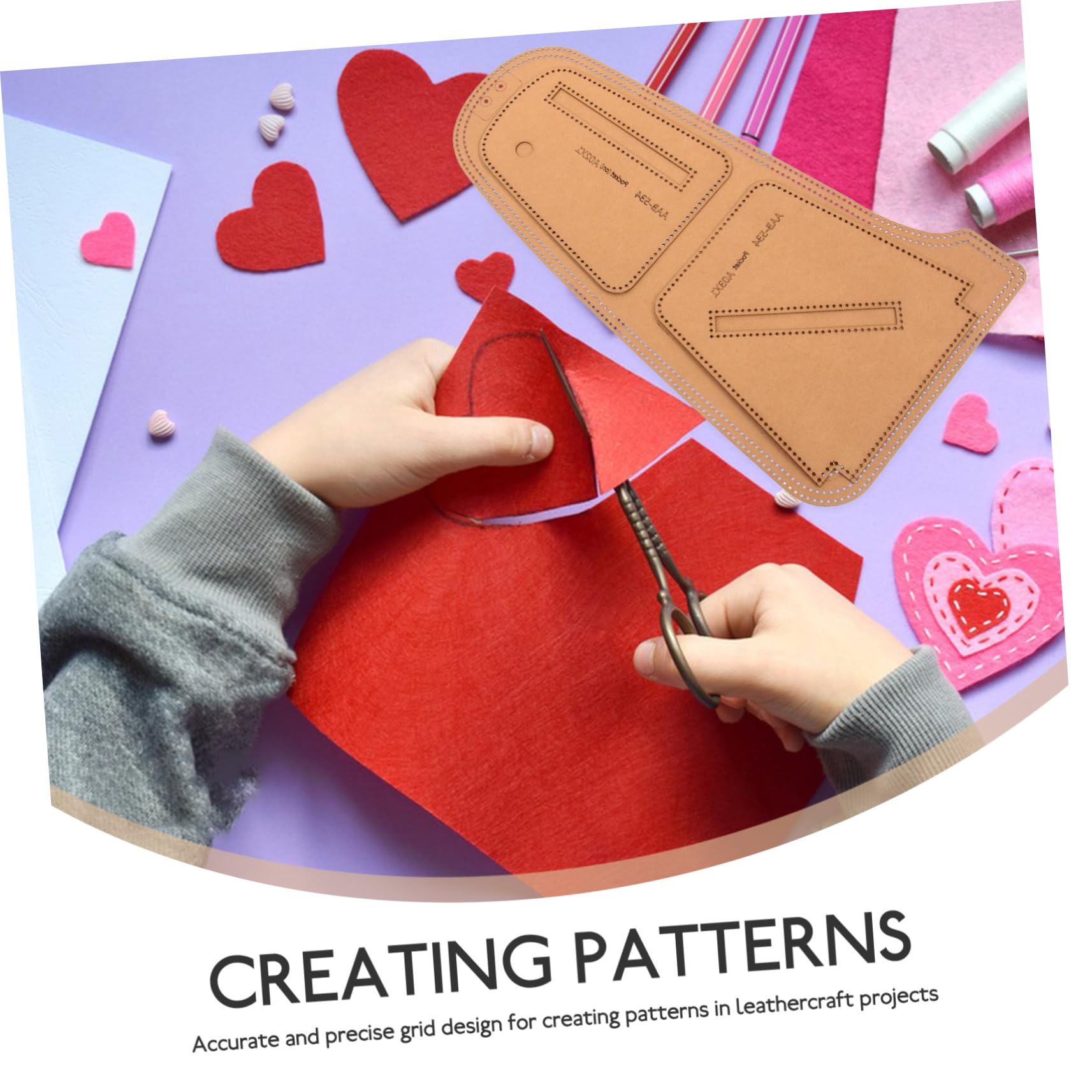Housoutil 3 Juegos Plantillas de Elaboración de Bolsas Plantillas Mochilas y Bandoleras Diy Cartón