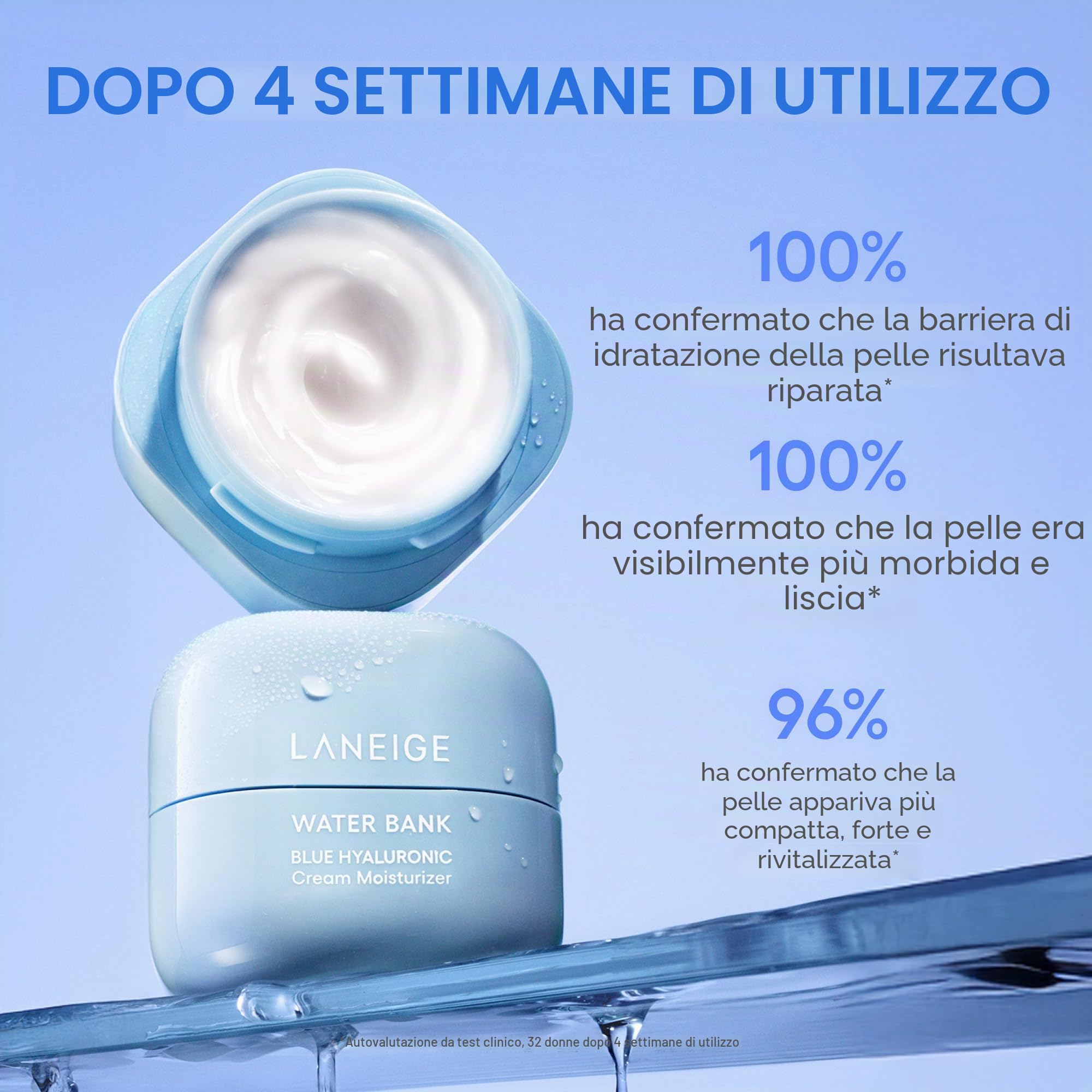 LANEIGE Water Bank Blue Hyaluronic Cream Moisturizer (Crema Idratante)