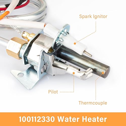 Miniatura 3 de 100112330 - Conjunto piloto de calentador de agua 300 301, kit de repuesto compatible con Whirlpool, A.O.Smith, Kenmore, Reliance American Water