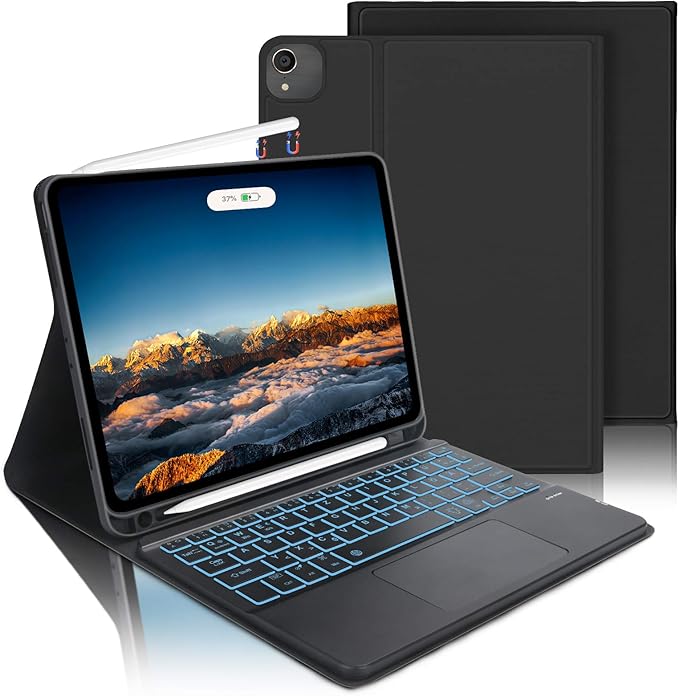 Tastiera Bluetooth Per IPad Pro 12.9" 2018-2022 - Custodia Con Trackpad Italiano E Supporto Penna - Foto 2